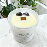 Amethyst Candle – Calm, Clarity & Rest | Lavender Vanilla Soy Candle