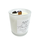 Amethyst Candle – Calm, Clarity & Rest | Lavender Vanilla Soy Candle