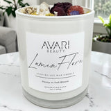 Lumen Flora Candle – Softness, Beauty & Renewal | Peony Floral Soy Candle