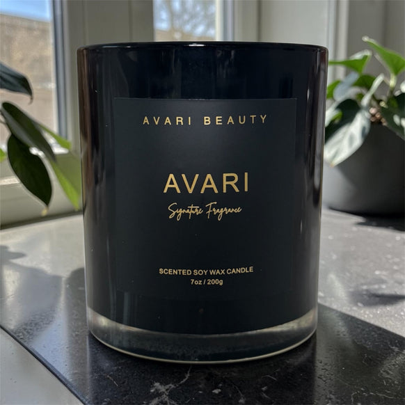 Avari Signature Candle – Crystal-Infused Self Love & Abundance Candle