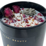 Avari Signature Candle – Crystal-Infused Self Love & Abundance Candle