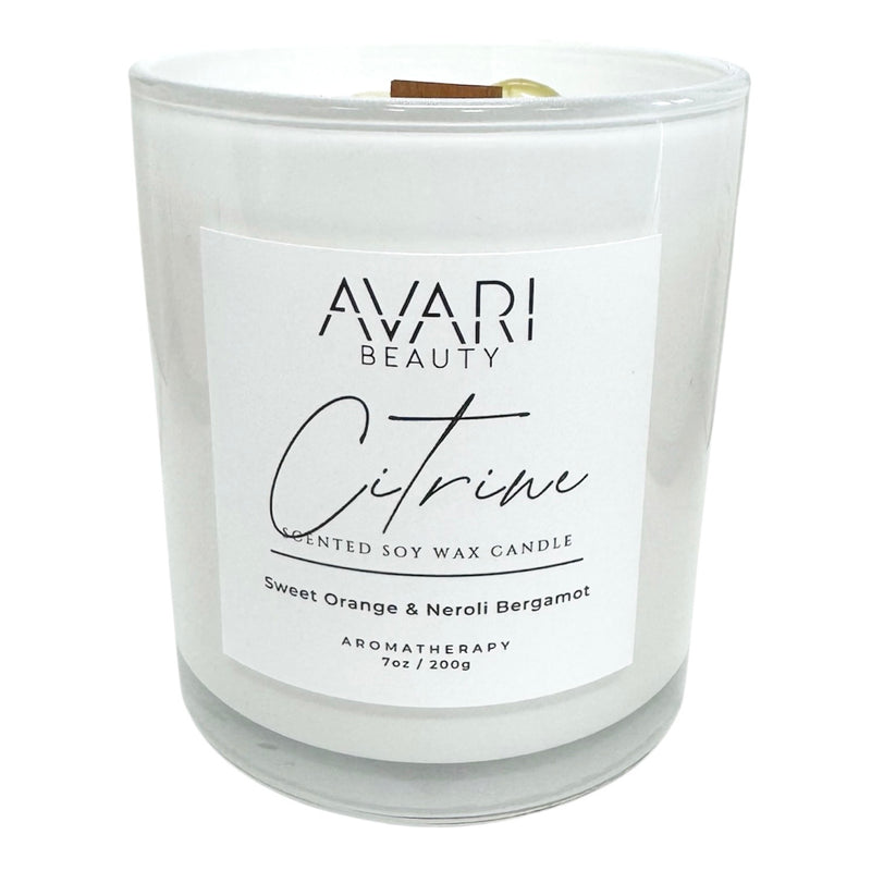 Citrine Scented Soy Wax Candle