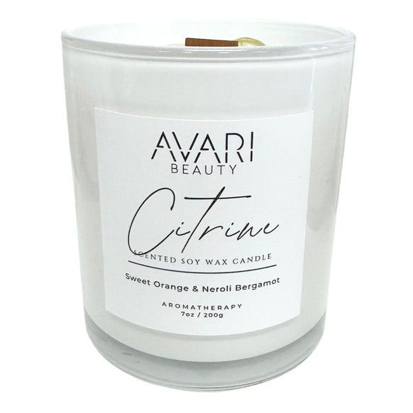 Citrine Scented Soy Wax Candle