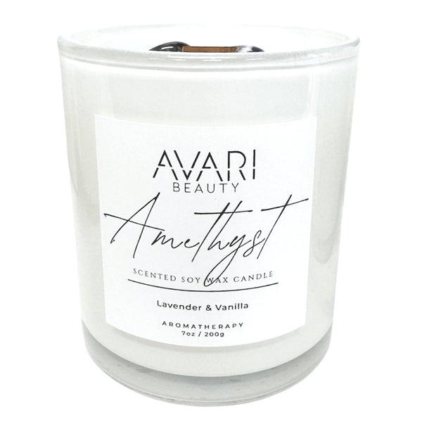 Amethyst Scented Soy Wax Candle