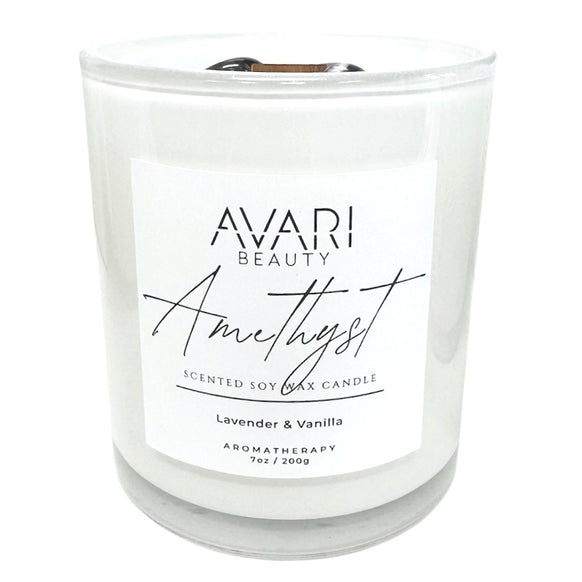 Amethyst Scented Soy Wax Candle