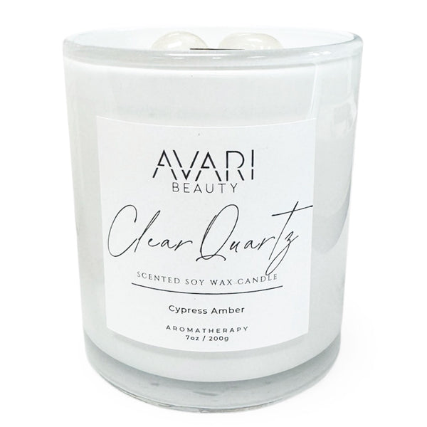 Clear Quartz Scented Soy Wax Candle