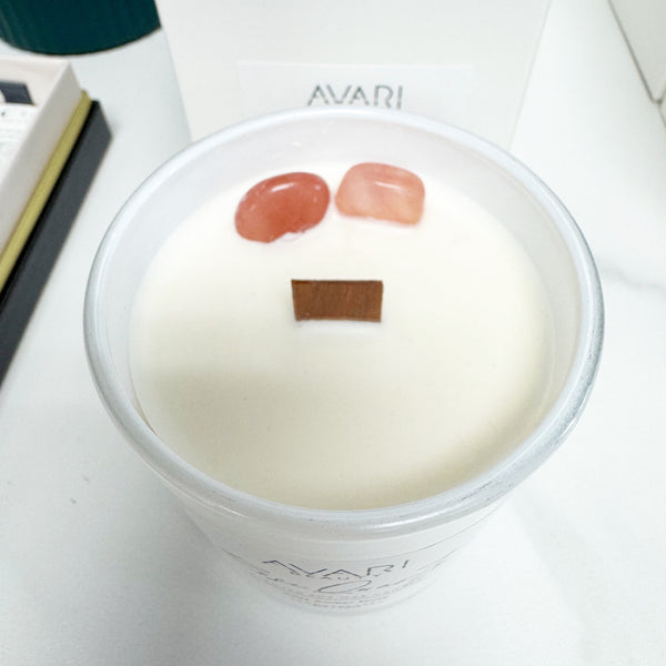 Rose Quartz Scented Soy Wax Candle