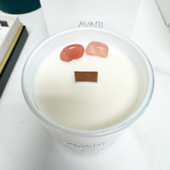 Rose Quartz Scented Soy Wax Candle
