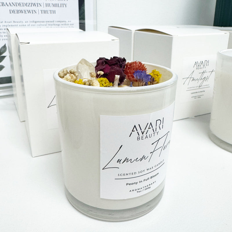Lumen Flora Scented Soy Wax Candle
