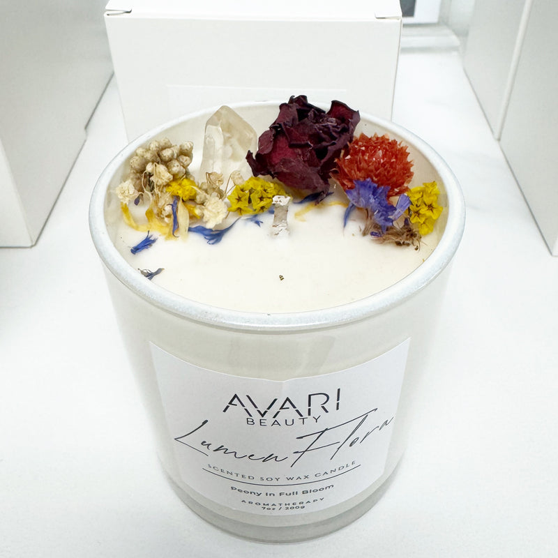 Lumen Flora Scented Soy Wax Candle