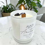 Amethyst Candle – Calm, Clarity & Rest | Lavender Vanilla Soy Candle