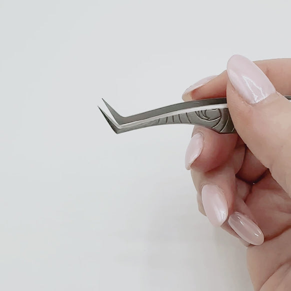 Precision Angle Slim Tweezer