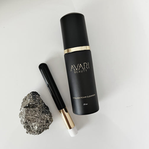 Eyelash Foam Cleanser and Brush AVARI BEAUTY