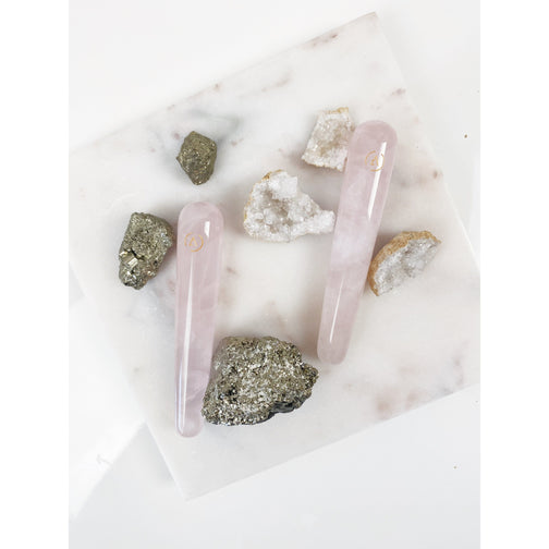 Rose Quartz Facial Wands AVARI BEAUTY