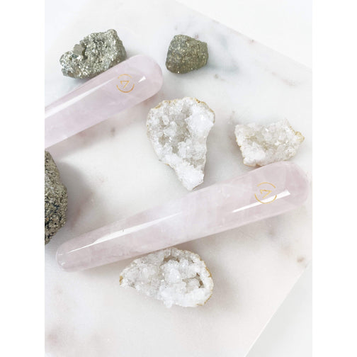 Rose Quartz Facial Wands AVARI BEAUTY