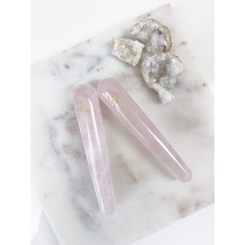 Rose Quartz Facial Wands AVARI BEAUTY