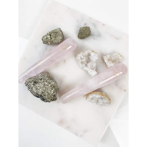 Rose Quartz Facial Wands AVARI BEAUTY